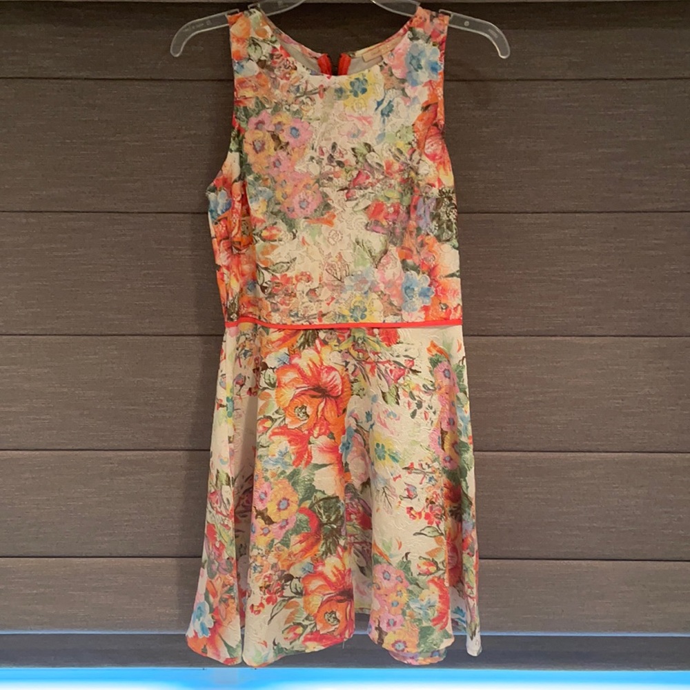 Under skies lace floral dress